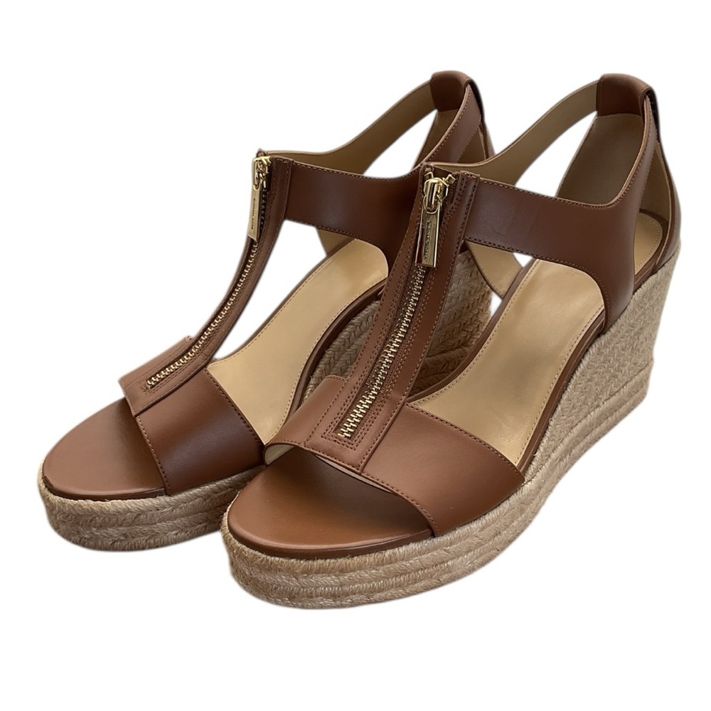 MICHAEL KORS Women's Berkley‎ Espadrille Mid Wedge Sandals Size 11 M